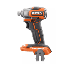 RIDGID R8723K 18V SubCompact Brushless Cordless Impact Driver Kit with (1) 2.0 Ah Battery, Charger, and Bag