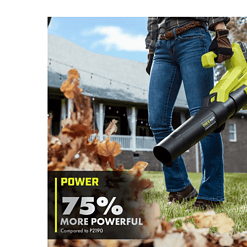 RYOBI P20121VNM ONE+ HP 18V Brushless Cordless Battery String Trimmer and Leaf Blower Combo Kit with 4.0 Ah Battery and Charger