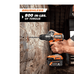 RIDGID R86115B 18V Brushless Cordless 1/2 in. Hammer Drill/Driver (Tool Only)