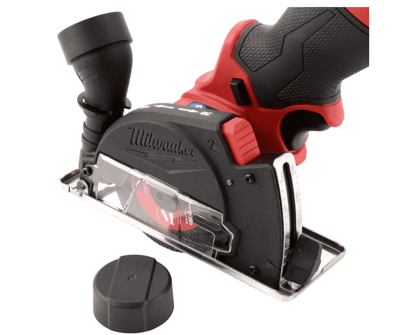 Milwaukee 2522-20-49-94-3000-49-94-3000 M12 FUEL 12-Volt 3 in. Lithium-Ion Brushless Cordless Cut Off Saw (Tool-Only) with 3 in. Metal Cut Off Wheels (6-Pack)