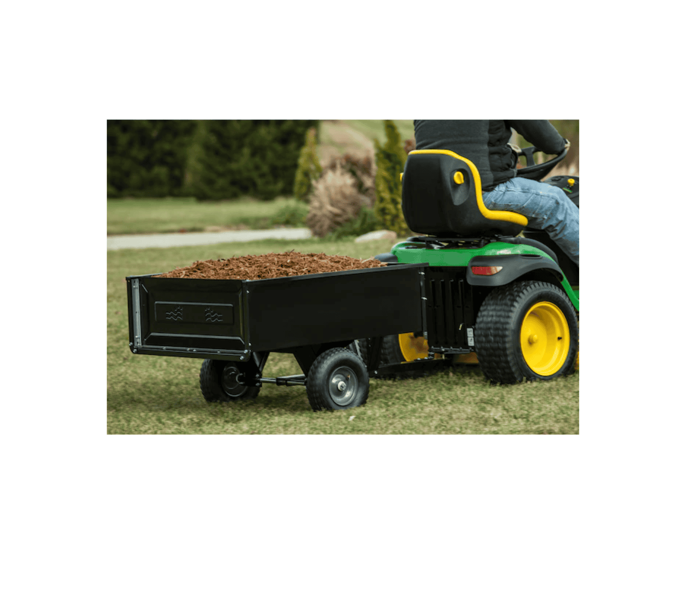 Agri-Fab 45-0303 350-Pound 10-cu ft Steel Dump Cart, Black - Image 4
