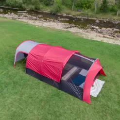 Ozark Trail 10-Person Tunnel Tent, with Vestibule for Gear Storage