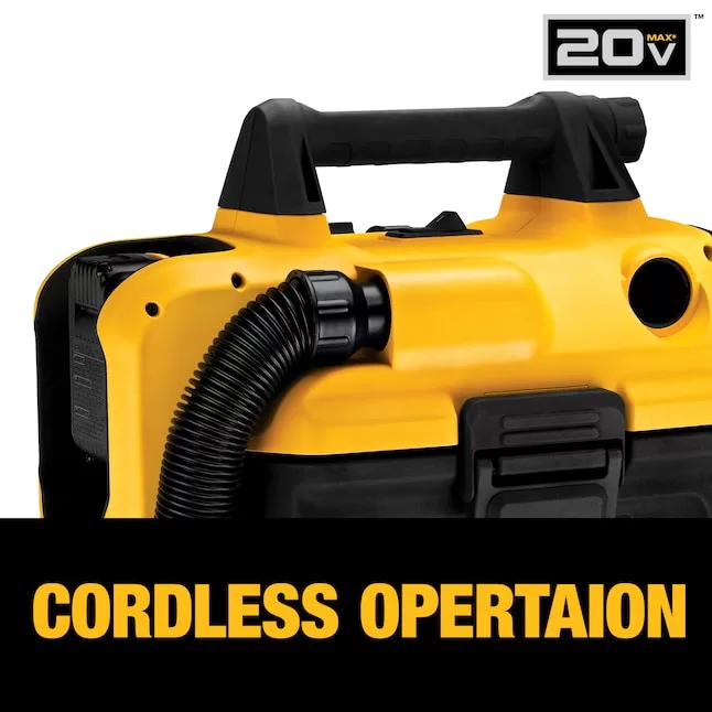 DEWALT 20-volt Max 2-Gallons Cordless Wet/Dry Shop Vacuum (Tool Only) - Image 3