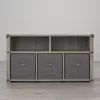Little Seeds Nova Bedroom Storage Bench – Grey Oak