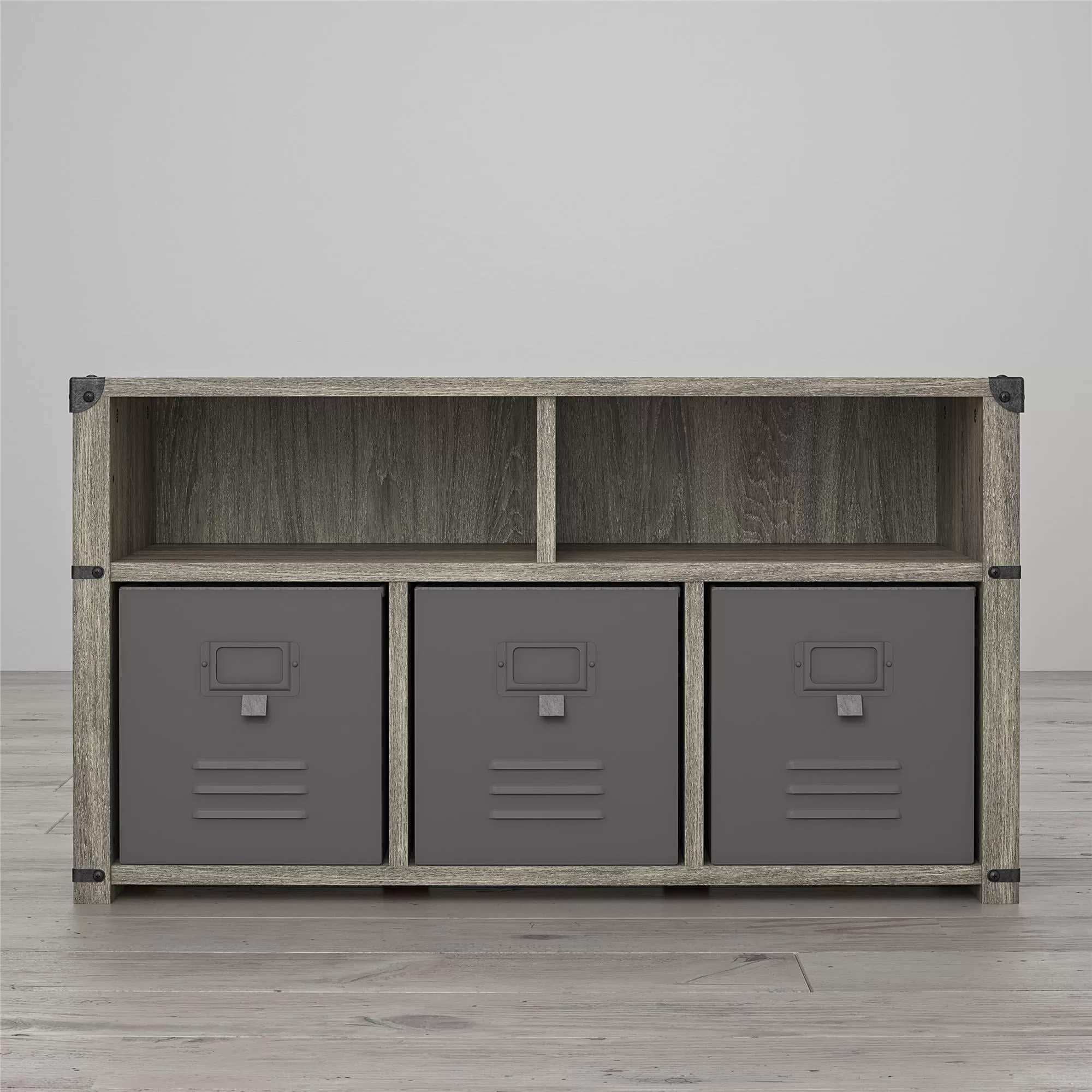 Little Seeds Nova Bedroom Storage Bench – Grey Oak