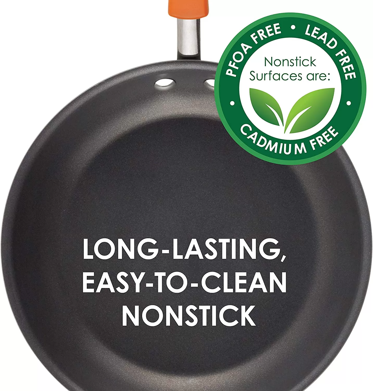 Rachael Ray 14-Piece Brights Hard-Anodized Nonstick Cookware Set - Image 11
