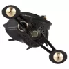 Quantum Smoke HD Baitcast Fishing Reel, Size 200 Reel, Right-Hand Retrieve, Continuous Anti-Reverse Clutch, Large EVA Handle Knobs, 7.3:1 Gear Ratio, Black