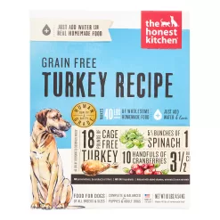 The Honest Kitchen Embark: Natural Human Grade Dehydrated Dog Food, Grain Free Turkey, 10 lbs (Makes 40 lbs)