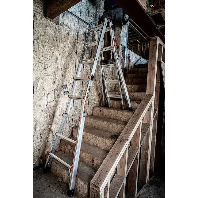Little Giant Ladders Model M22 Aluminum 22-ft Reach Ladder Type 1A, 300-lb - Image 12