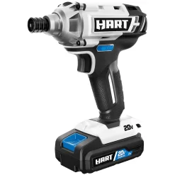 HART 20-Volt Cordless 6-Tool Combo Kit (1) 4.0Ah & (1) 1.5Ah Lithium-Ion Batteries, Charger and Storage Bag