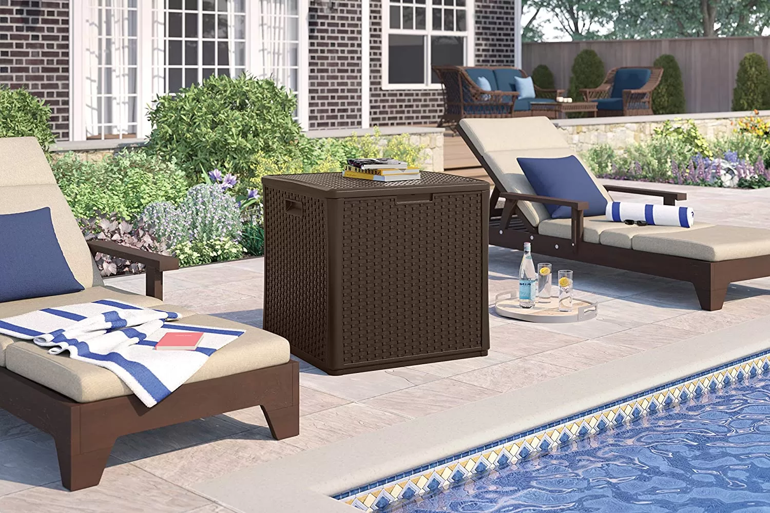 Suncast 60-Gallon Plastic Deck Box - Image 5