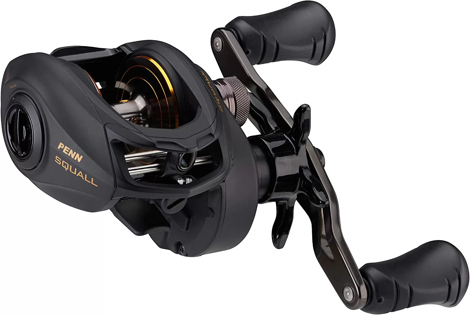 PENN Squall Low Profile Baitcast Reel, Size 300, Left-Hand Position