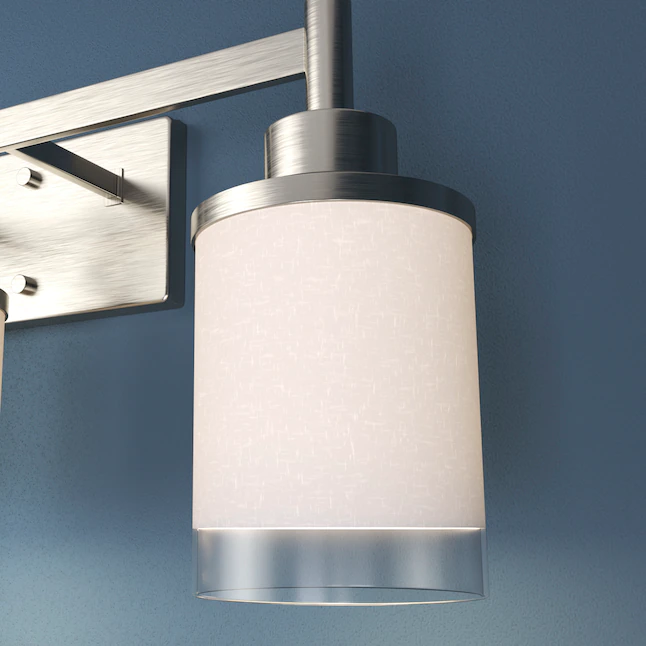 Progress Lighting Alexa 22-in 3-Light Brushed Nickel Modern/Contemporary Vanity Light - Image 4