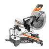 RIDGID R4222 15 Amp Corded 12 in. Dual Bevel Sliding Miter Saw with 70 Deg. Miter Capacity and LED Cut Line Indicator