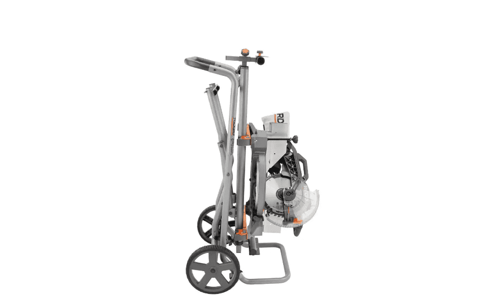 RIDGID AC9946 Universal Mobile Miter Saw Stand with Mounting Braces