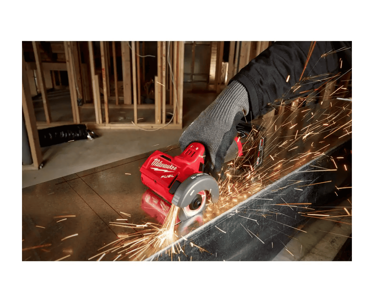 Milwaukee 2522-21XC-2420-20 M12 FUEL 12-Volt 3 in. Lithium-Ion Brushless Cordless Cut Off Saw Kit with M12 Hackzall Reciprocating Saw