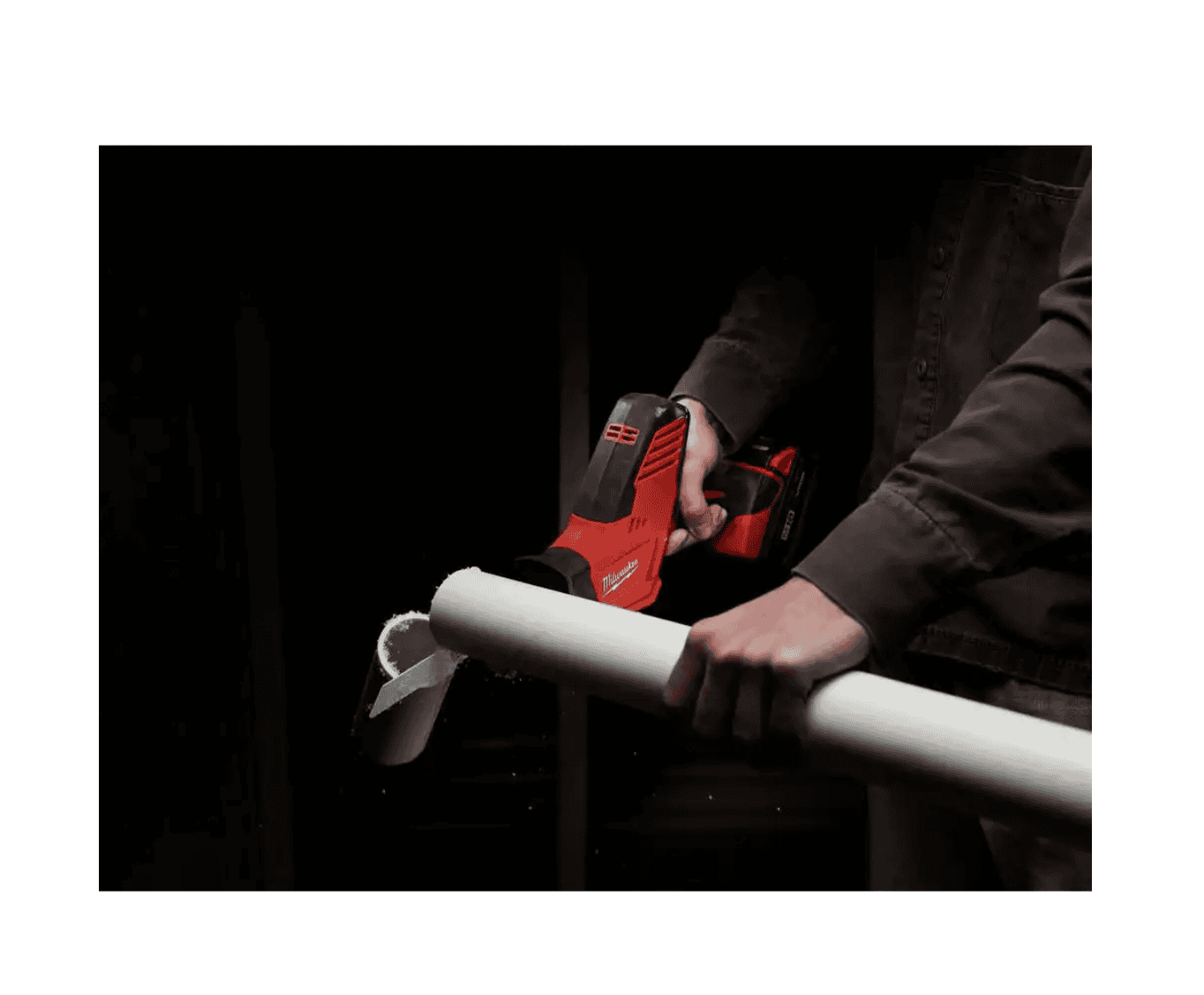 Milwaukee Reciprocating Saw 2625-20-48-59-1850 M18 18-Volt Lithium-Ion Cordless Hackzall W/ M18 Starter Kit W/ (1) 5.0Ah Battery and Charger