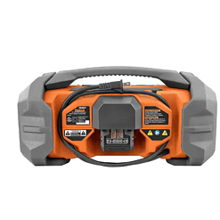 RIDGID R84087 18V Hybrid Jobsite Radio with Bluetooth Wireless Technology (Tool Only)