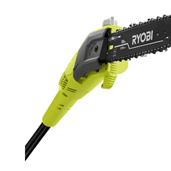 RYOBI RY40480VNM-PS 40V 110 MPH 525 CFM Jet Fan Leaf Blower and 10 in. Pole Saw with 4.0 Ah Battery and Charger