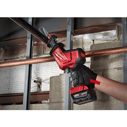 Milwaukee 2719-21-48-00-5226 M18 FUEL 18V Lithium-Ion Brushless Cordless HACKZALL Reciprocating Saw Kit with Carbide Teeth AX SAWZALL Blade