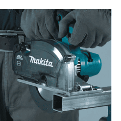 Makita XSC04Z 18-Volt LXT Lithium-Ion Brushless Cordless 5-7/8 in. Metal Cutting Saw with Electric Brake and Chip Collector Tool-Only