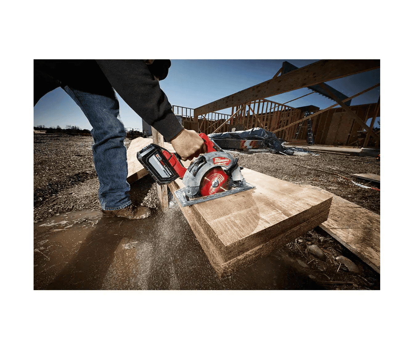 Milwaukee 2732-20 M18 FUEL 18V Lithium-Ion Brushless Cordless 7-1/4 in. Circular Saw (Tool-Only)