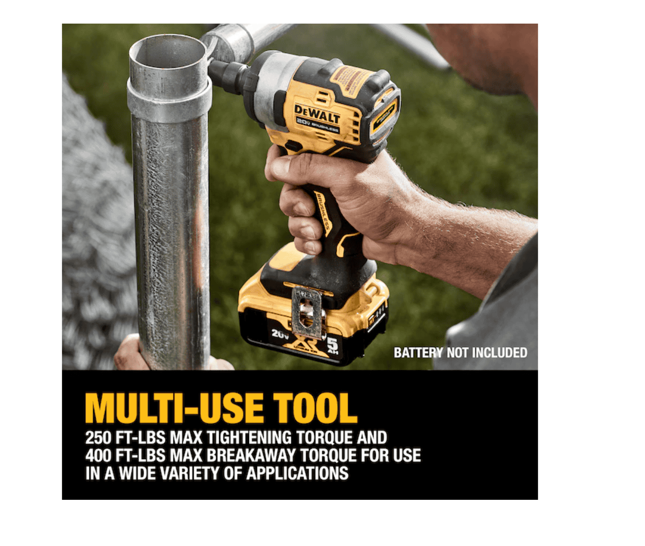 DEWALT DCF911B 20-volt Max Variable Speed Brushless 1/2-in square Drive Cordless Impact Wrench - Image 5