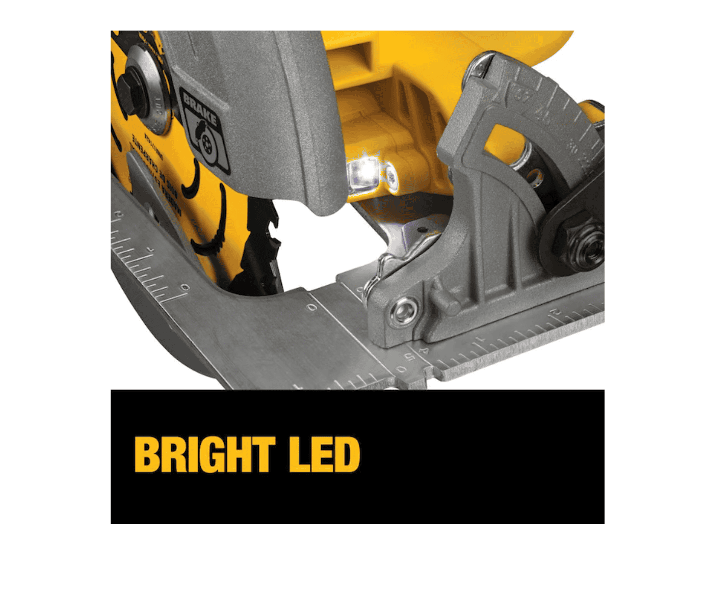 DEWALT Circular Saw DCS574W1 XR POWER DETECT 20-Volt Max 7-1/4-in Brushless Cordless (1-Battery and Charger Included) - Image 5