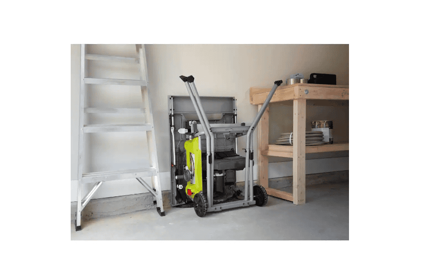 RYOBI Table Saw RTS23 15 Amp 10 in. Expanded Capacit With Rolling Stand