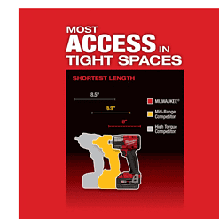 Milwaukee 2962-20-49-16-2960 M18 FUEL Gen-2 18V Lithium-Ion Brushless Cordless Mid Torque 1/2 in. Impact Wrench with Friction Ring and with Boot
