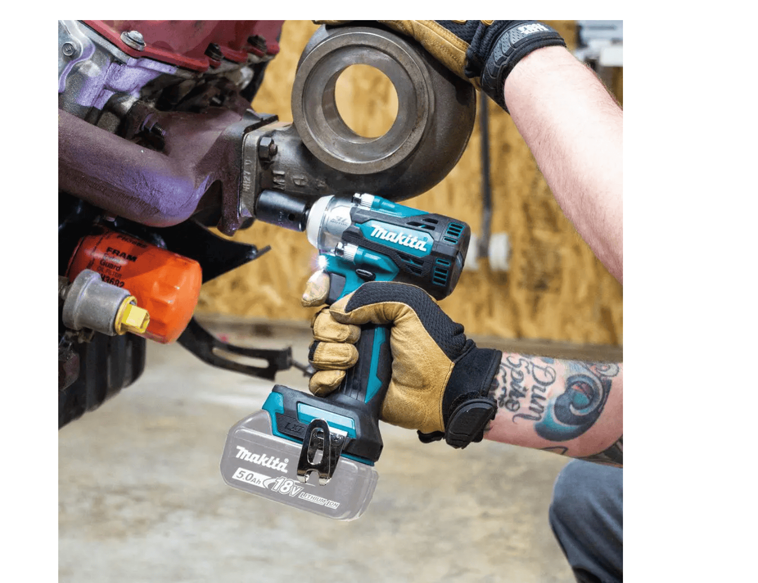 Makita XWT15XVZ 18V LXT Lithium-Ion Brushless Cordless 4-Speed 1/2 in. Utility Impact Wrench w/Detent Anvil (Tool Only)
