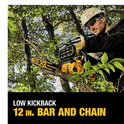 DEWALT DCCS620B 20V MAX 12in. Brushless Cordless Battery Powered Chainsaw, Tool Only