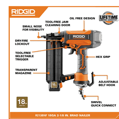 RIDGID R69603FK 6 Gal. Portable Electric Pancake Air Compressor