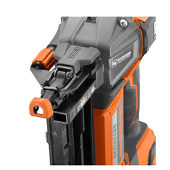 RIDGID R09892B 18V Brushless Cordless HYPERDRIVE 16-Gauge 2-1/2 in. Straight Finish Nailer(Tool Only), Belt Clip, Bag, Sample Nails