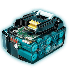 Makita BL1840BDC1 18-Volt LXT Lithium-Ion High Capacity Battery Pack 4.0Ah with Fuel Gauge and Charger Starter Kit