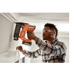 RIDGID R09891B-AC840020PN 18V Brushless Cordless 18-Gauge 2-1/8 in. Brad Nailer with (2) MAX Output 2.0 Ah Batteries