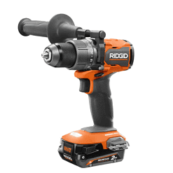 RIDGID R9209 18V Brushless Cordless 2-Tool Combo Kit with Drill/Driver, Impact Driver, (2) Batteries, 18V Charger, and Tool Bag