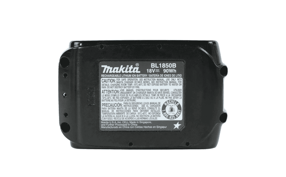 Makita BL1850B 18-Volt LXT Lithium-Ion High Capacity Battery Pack 5.0Ah with Fuel Gauge