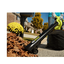RYOBI RY40451 40V Vac Attack Cordless Leaf Vacuum/Mulcher with 5.0 Ah Battery and Charger