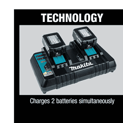 Makita DC18RD 18-Volt Lithium-Ion Dual Port Rapid Optimum Charger