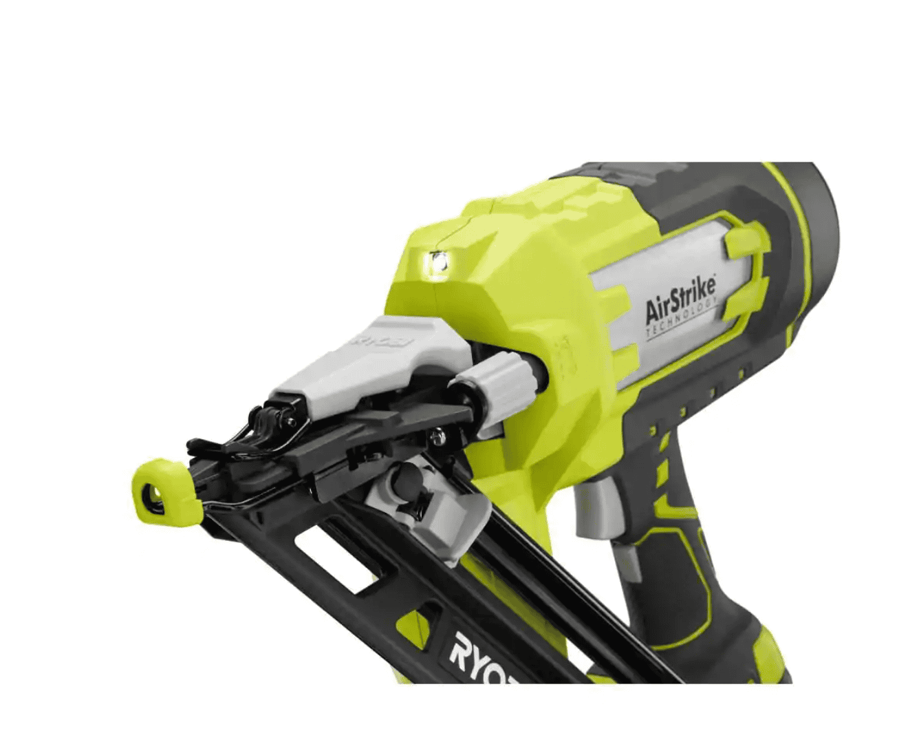 RYOBI P330-PSK005 ONE+ 18V Cordless AirStrike 15-Gauge Angled Finish Nailer and 2.0 Ah Compact Battery and Charger Starter Kit