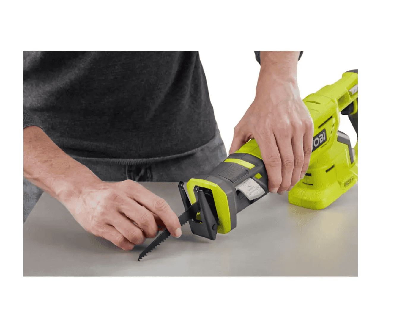 RYOBI P519-PSK005 ONE+ 18V Cordless Reciprocating Saw with 2.0 Ah Battery and Charger