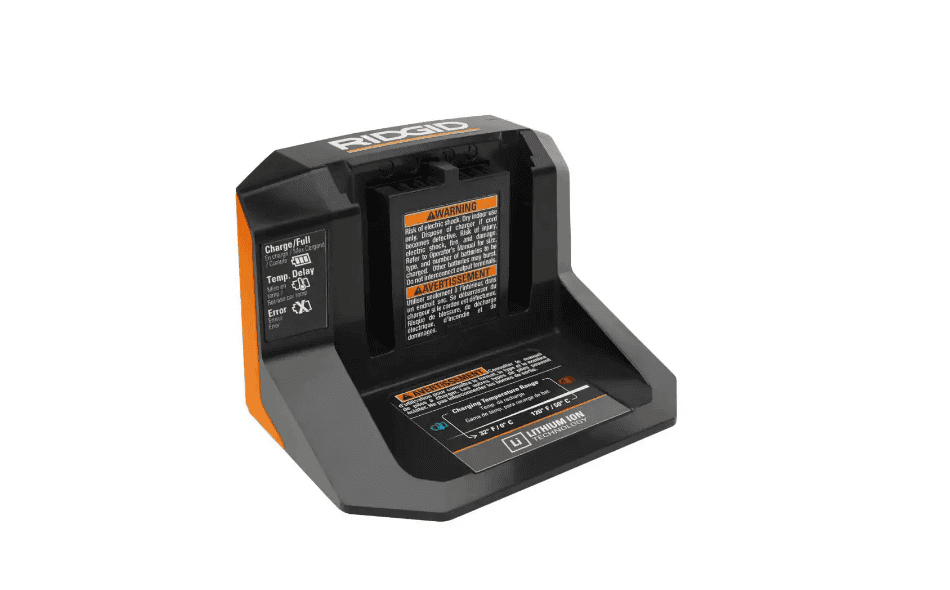 RIDGID AC93044SBN 18V Lithium-Ion (2) 4.0 Ah Battery Starter Kit with Charger and Bag