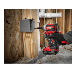 Milwaukee 2850-22CT M18 18V Lithium-Ion Brushless Cordless 1/4 in. Impact Driver Kit with Two 2.0 Ah Batteries, Charger and Hard Case