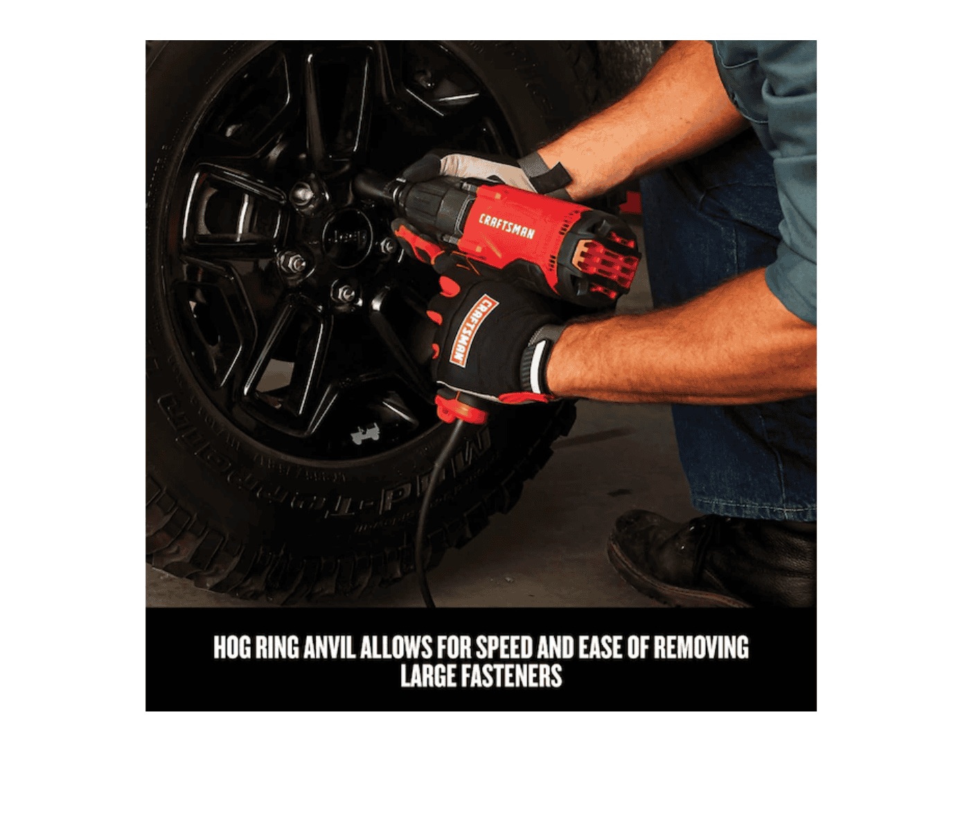 CRAFTSMAN CMEF901 7.5 Amps Variable Speed 1/2-in Drive Corded Impact Wrench (Tool Only) - Image 5
