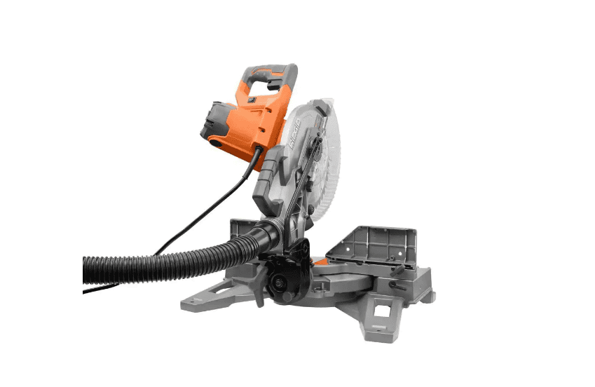 RIDGID Miter Saw R4113 15 Amp 10 in. Dual Bevel with LED Cut Line Indicator