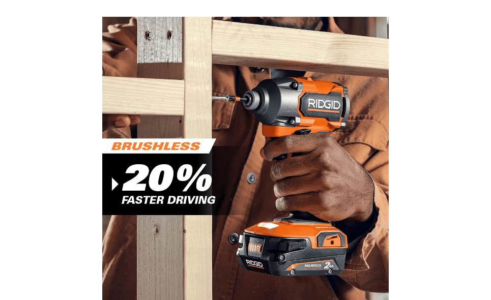 RIDGID R862311B 18-Volt Brushless Cordless 3-Speed 1/4 in. Impact Driver (Tool Only)