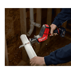 Milwaukee 2520-21XC-2457-20 M12 FUEL 12-Volt Lithium-Ion Brushless Cordless HACKZALL Reciprocating Saw Kit W/ M12 3/8 in. Ratchet