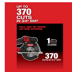 Milwaukee 2782-20 M18 FUEL 18-Volt Lithium-Ion Brushless Cordless Metal Cutting 5-3/8 in. Circular Saw (Tool-Only) w/ Metal Saw Blade
