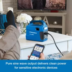 Alternative view of Westinghouse IGEN300S 300-Rated/600-Peak Watt Camping/RV Power Station 296-Watt Hour Portable Solar Generator